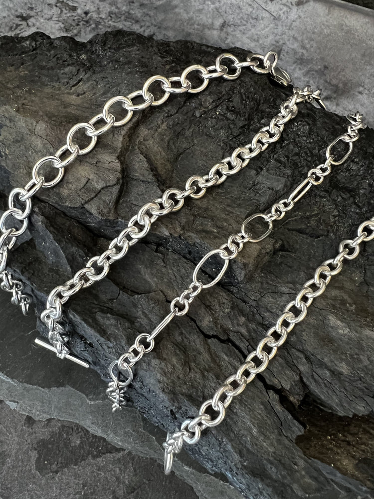 Assortment of Silver Chains