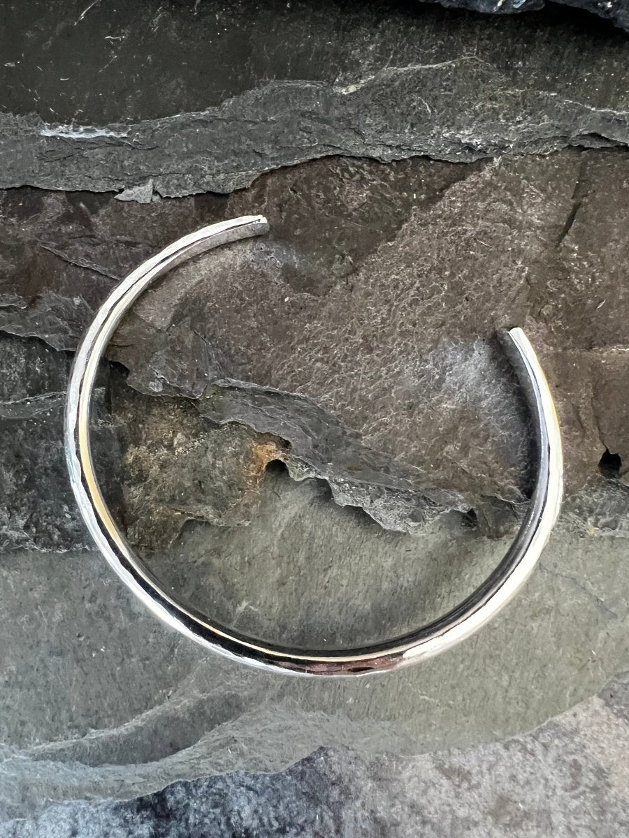 Aurora Crescent Torque Bangle (4 mm) - Kerry Gallop Jewellery