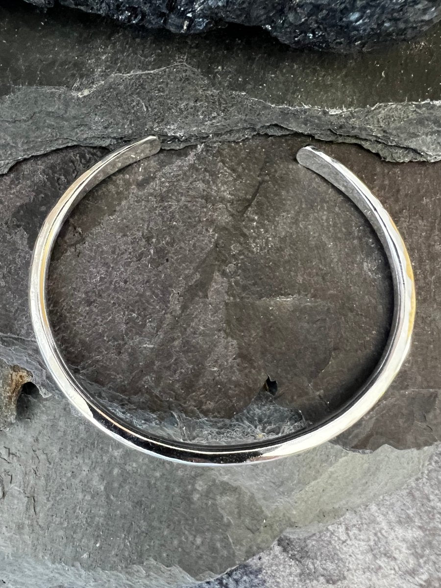 Aurora Crescent Torque Bangle (4 mm) - Kerry Gallop Jewellery