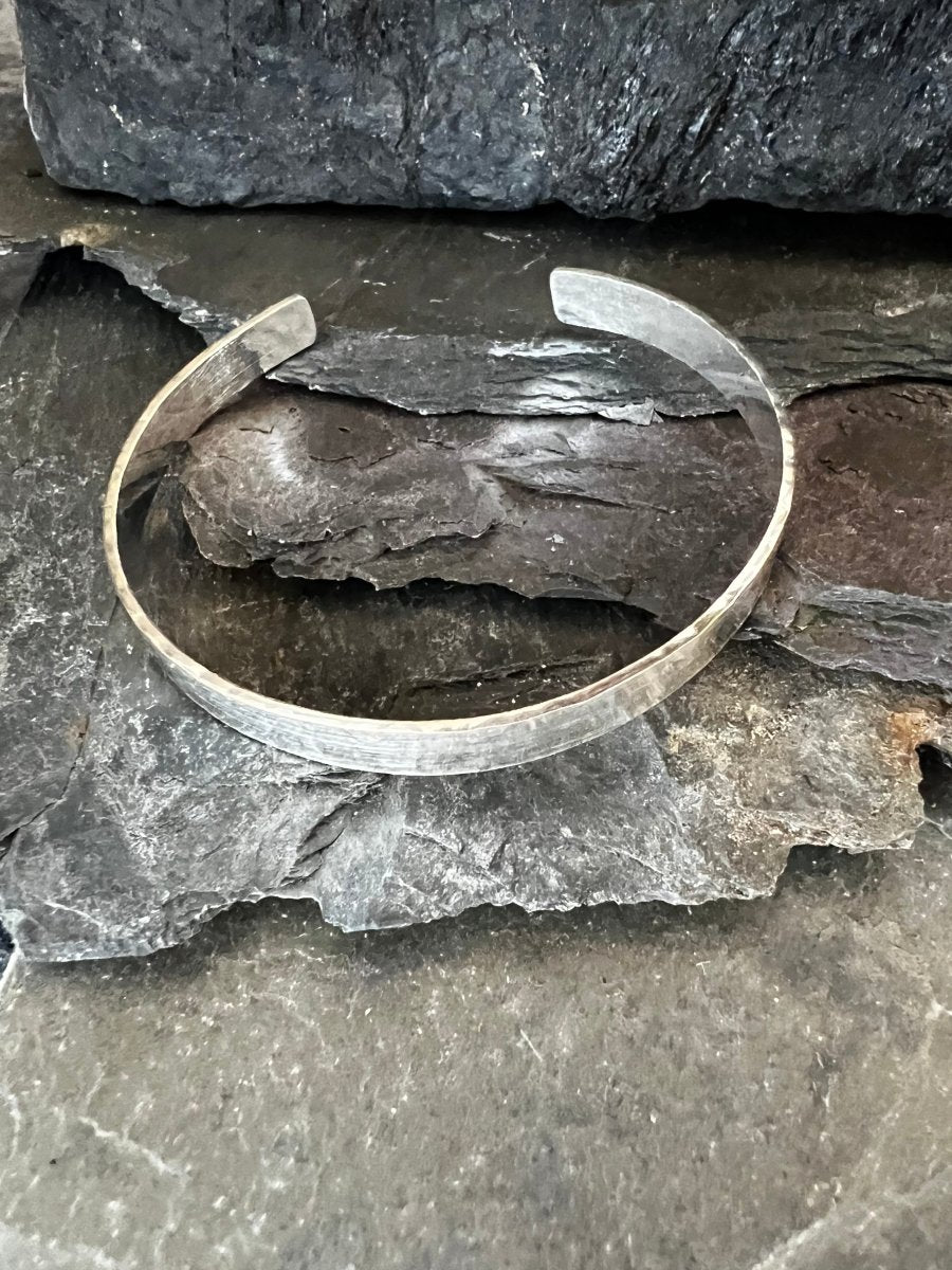 Sierra Textured Torque Bangle - Kerry Gallop Jewellery