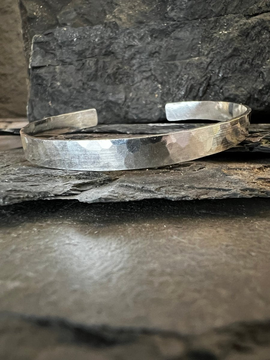 Sierra Textured Torque Bangle - Kerry Gallop Jewellery