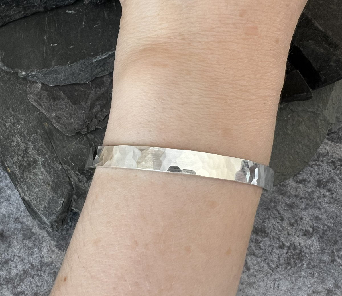 Sierra Textured Torque Bangle - Kerry Gallop Jewellery