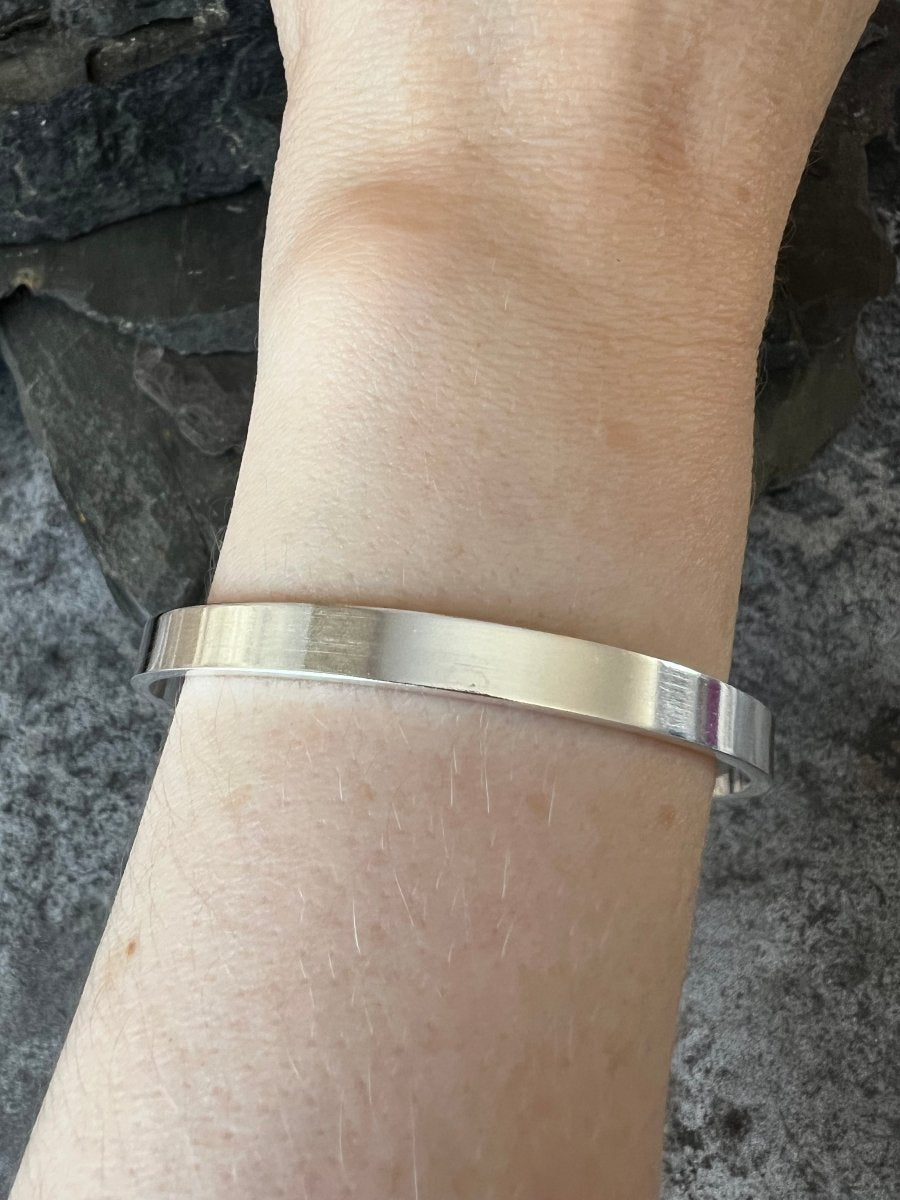 Solstice Sleek Torque Bangle - Kerry Gallop Jewellery
