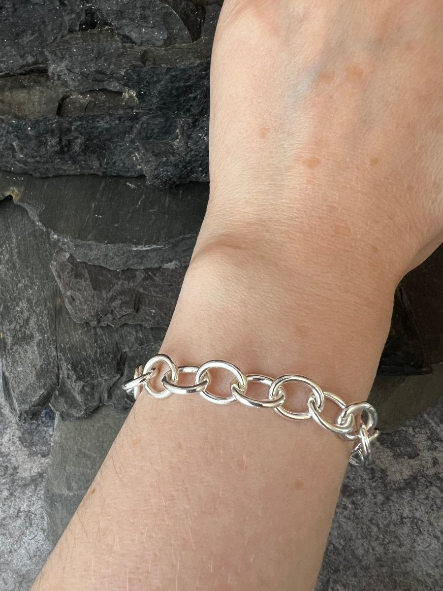 Sterling Silver Lina Trace Bracelet - Kerry Gallop Jewellery