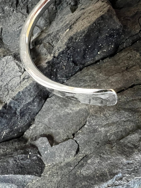 Aurora Crescent Torque Bangle (4 mm) - Kerry Gallop Jewellery