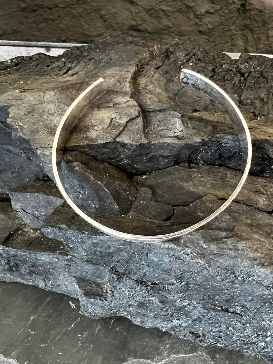 Sierra Textured Torque Bangle - Kerry Gallop Jewellery