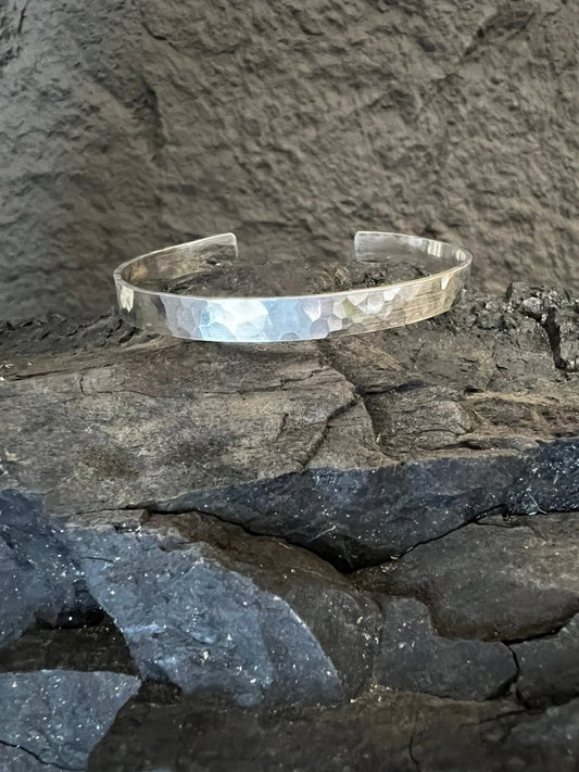 Sierra Textured Torque Bangle - Kerry Gallop Jewellery