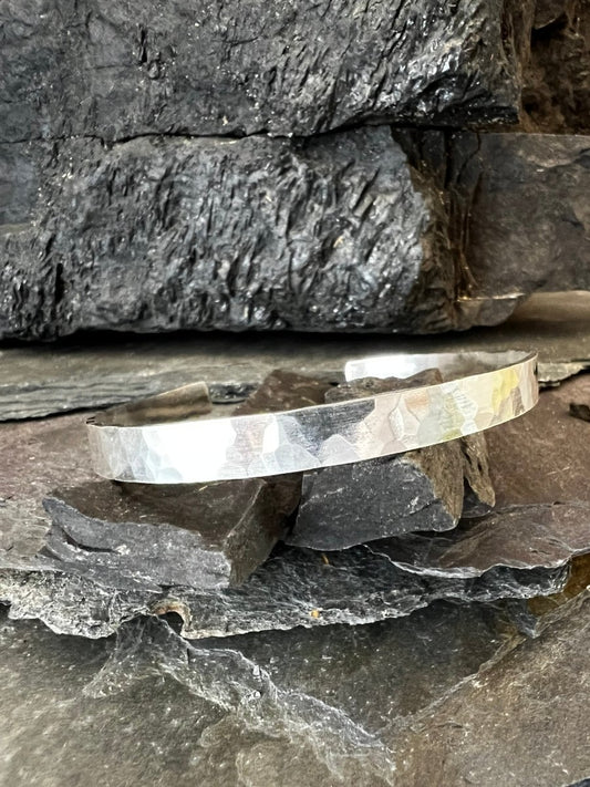 Sierra Textured Torque Bangle - Kerry Gallop Jewellery