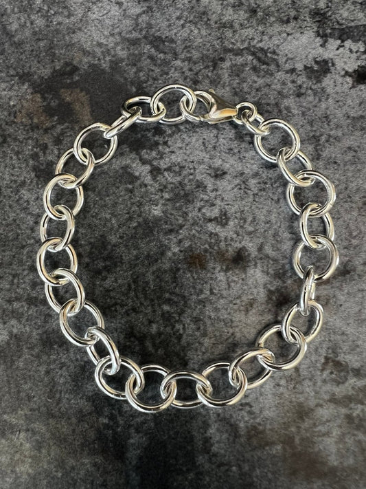 Sterling Silver Lina Trace Bracelet - Kerry Gallop Jewellery